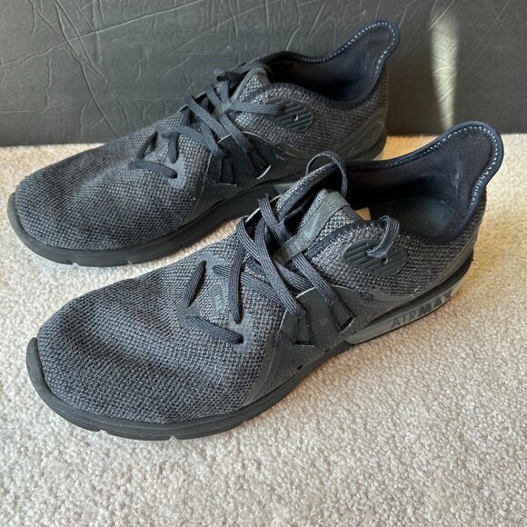 Nike Air Max Men's Running Shoes Size 9.5 Black 921694-010 - Picture 3 of 10